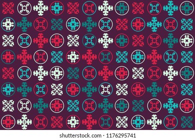 Beautiful  vintage pattern design