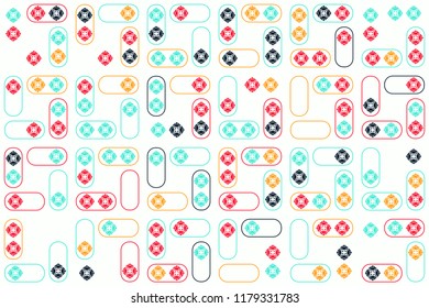 Beautiful  vintage pattern design