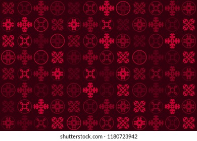 Beautiful  vintage pattern design