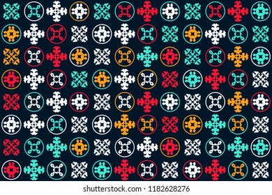 Beautiful  vintage pattern design