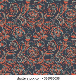 beautiful vintage pattern. Floral vector background