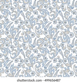 beautiful vintage pattern. Floral vector background