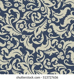 beautiful vintage pattern. Floral vector background