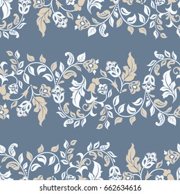 Beautiful vintage pattern. Floral vector background