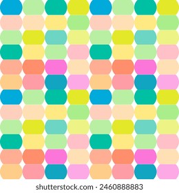 Beautiful vintage pattern with minimal style colors 