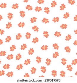 Beautiful Vintage Romantic Vector Seamless Pattern. Can be used for pattern fills, greeting card, website background