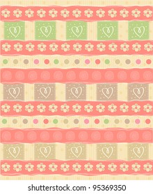 Beautiful and vintage seamless background
