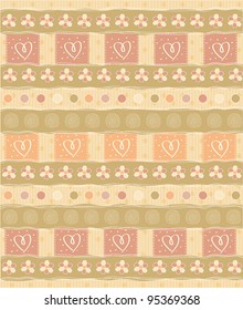 Beautiful and vintage seamless background