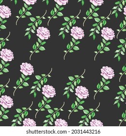 Beautiful vintage seamless floral pattern