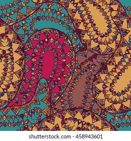Beautiful vintage seamless ornament.