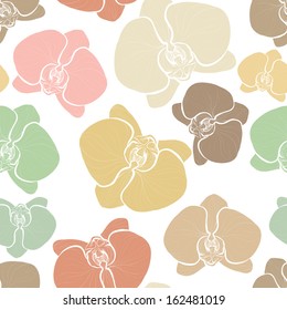 Beautiful vintage seamless pattern made for your design. Perfect floral background for your invitation cards or web site. Cute fully editable illustration drawn in vector by hand.