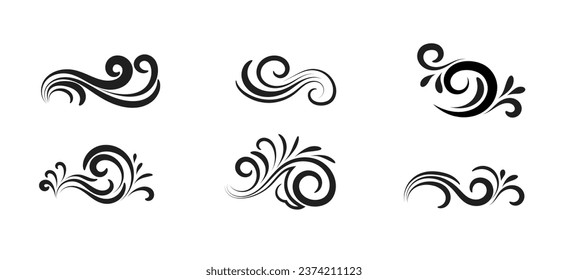 Beautiful vintage vector decorative elements and ornaments