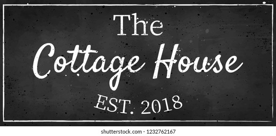 Beautiful Vintage Welcome Sign for stylish home design and decoration vector