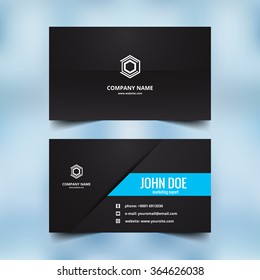 Beautiful Visiting Card Design Vector