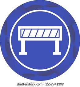 Beautiful Volleyball Net Glyph Vector Icon