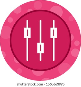 Beautiful Volume Control Glyph Vector Icon