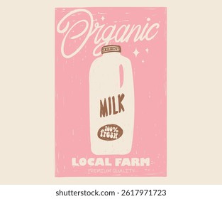 Beautiful wall frame artwork. Milk jar abstract modern painting. Milk jar and glass design for fashion, top, dress, graphics, slogan tee, posters and others.