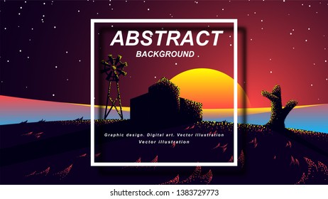 Beautiful wallpaper in dark colors
