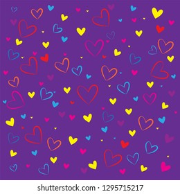beautiful wallpaper with hearts