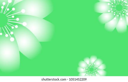 Beautiful Wallpaper with Spring Flowers. Vector Daisies on Yellow Background or Snowdrops Isolated. Template with Spring Flowers in Minimal Style for Invitation, Postcard, Brochure, Wedding, Flyers.
