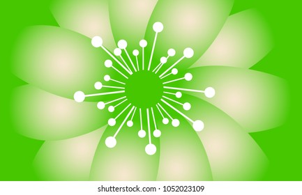 Beautiful Wallpaper with Spring Flowers. Vector Daisies or Snowdrops Isolated. Template with Spring Flowers in Minimal Style for Invitation, Postcard, Brochure, Wedding, Flyers.