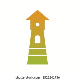 Beautiful Watchtower Vector Glyph Icon