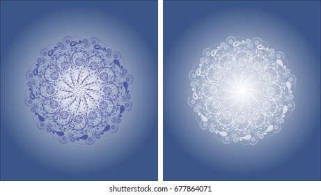 beautiful water pattern, the droplet on a blue background 