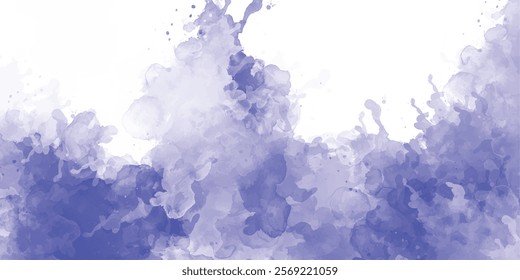 A beautiful watercolor background with shades of blue and purple, perfect for artistic designs and creative projects Abstract background in purple and white, featuring a blurry, hazy effect 