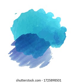 Beautiful watercolor bleed, colorful paint material