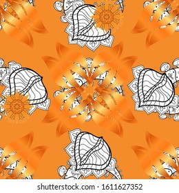 Beautiful watercolor Bouquet of summer flowers seamless pattern. Nice fabric pattern.