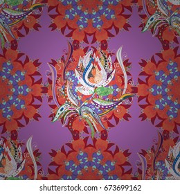 Beautiful watercolor Bouquet of summer flowers seamless pattern. Nice fabric pattern.