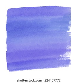 Beautiful watercolor design element / Vector illustration