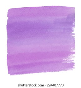 Beautiful watercolor design element / Vector illustration