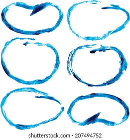 Beautiful watercolor design elements.