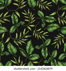 Beautiful watercolor flower seamless pattern