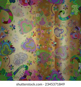 Beautiful watercolor flowers, bright painting inspipleasant flower print  background. vector 