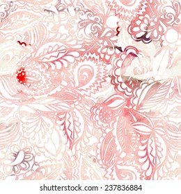 Beautiful watercolor pattern. The template can be used for packaging, printing on cups, bags, wallpaper, textiles.
