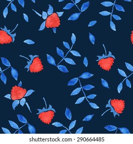Beautiful watercolor seamless pattern. 