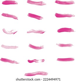 Beautiful watercolor set brushes for art painting. Abstract paint texture