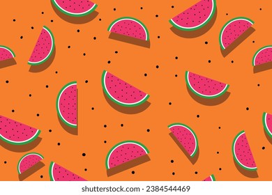 schönes Wassermelonenmuster