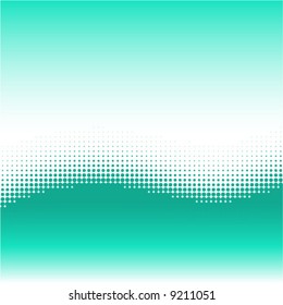 Beautiful wave background with halftone effect for your design