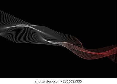 A Beautiful wave background illustration