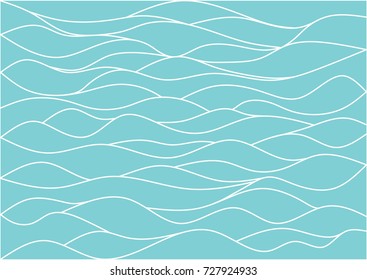 beautiful wave line pattern vector design for wallpaper, textile, background.
