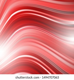 
Beautiful wavy red lines abstract background
