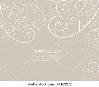 Beautiful wedding card