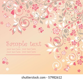 Beautiful wedding card