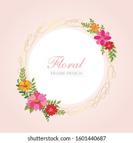 Beautiful wedding floral vector design frame. All elements are isolated and editable. suitable for invitation, wedding, greeting cards, birthday cards etc.