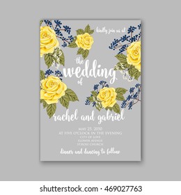Beautiful wedding floral vector invitation sample. Card design frame template. Rose, daisy, red peony, pink and green hydrangea, camellia, carnation, pink flowers, eucalyptus leaves.