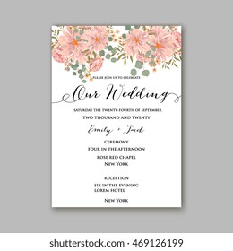 6,745 Carnation wedding invitation Images, Stock Photos & Vectors ...