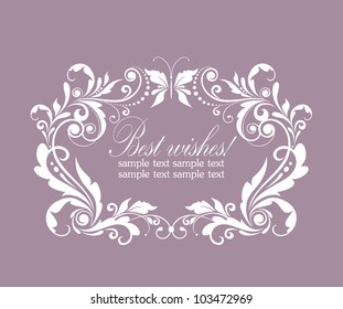 Bonito marco de boda